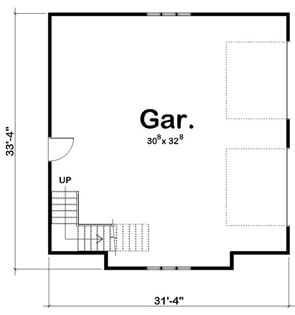 Craftsman Traditional Level One of Plan 41128