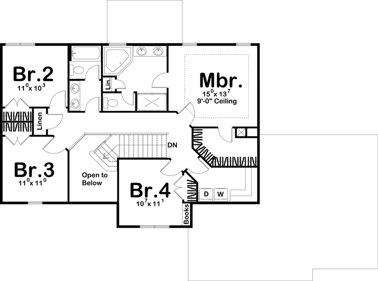 Traditional Level Two of Plan 41142