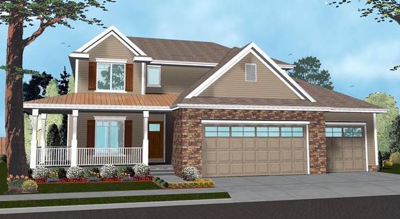 House Plan 41143 Elevation