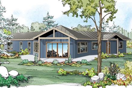 Country Ranch Elevation of Plan 41147