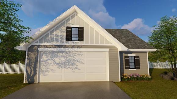 Garage Plan 41178 - 2 Car Garage Elevation