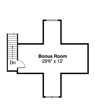 House Plan 41212 Second Level Plan
