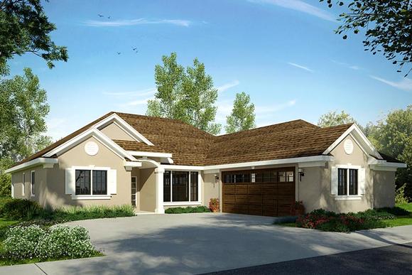 House Plan 41219 Elevation