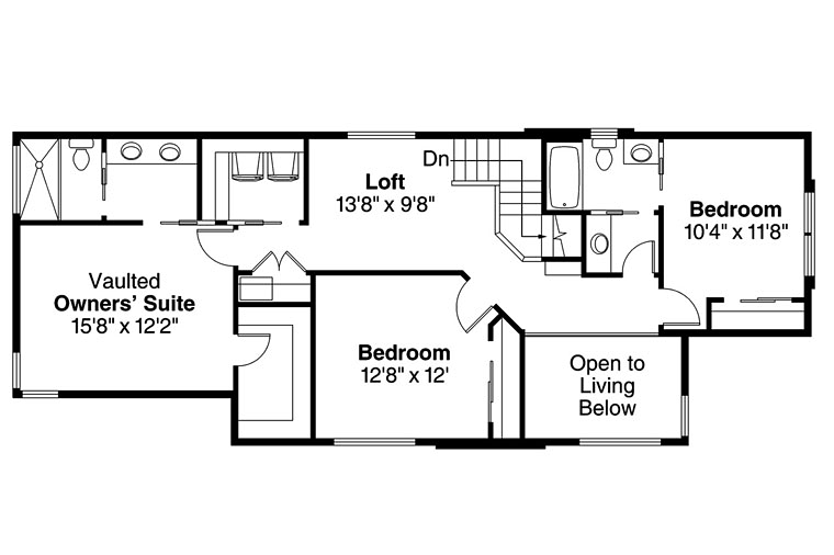 Contemporary Florida Southwest Level Two of Plan 41222