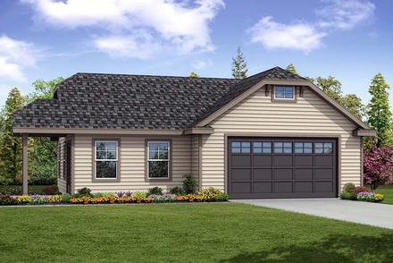 Cottage Country Elevation of Plan 41276