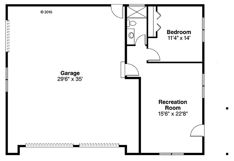 Craftsman Level One of Plan 41282