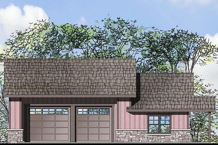 Craftsman Elevation of Plan 41282