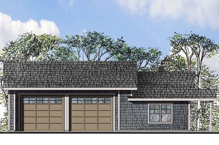 Ranch Traditional Elevation of Plan 41291