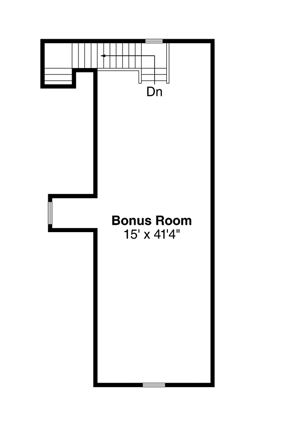 Country Craftsman Southern Traditional Level Two of Plan 41292