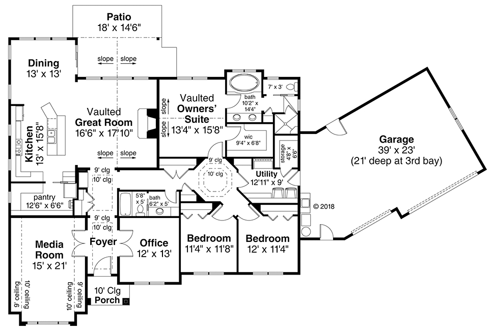 European Traditional Level One of Plan 41310