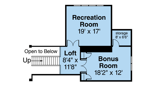 Craftsman Traditional Level Two of Plan 41311