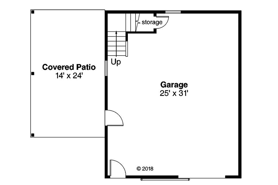 Ranch Level One of Plan 41314