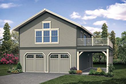 Craftsman Traditional Elevation of Plan 41315