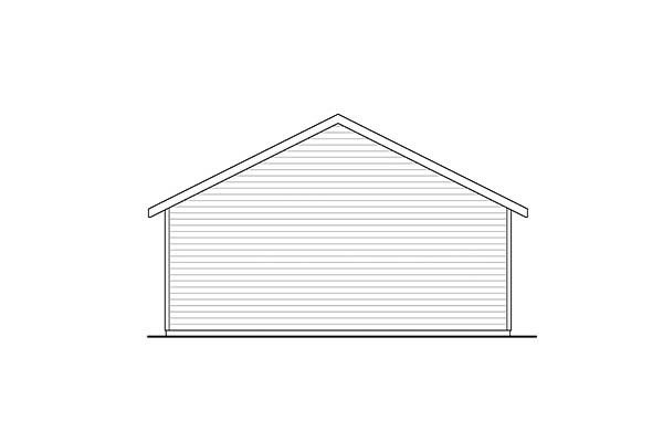 Traditional Rear Elevation of Plan 41332