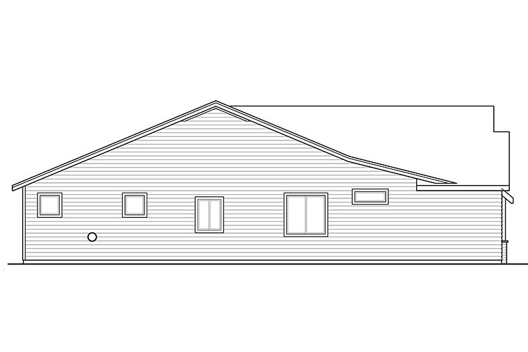 Bungalow, Craftsman Plan with 1848 Sq. Ft., 3 Bedrooms, 2 Bathrooms, 2 Car Garage Picture 17