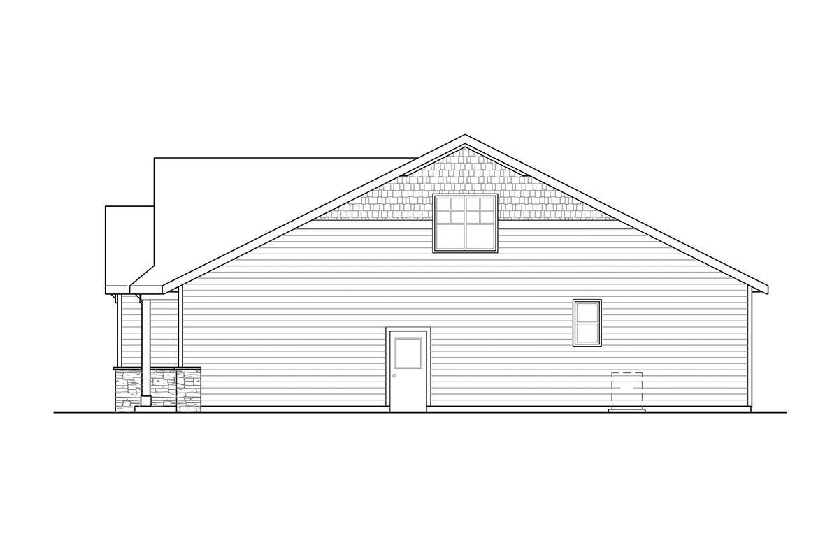 Ranch, Traditional Plan with 2262 Sq. Ft., 3 Bedrooms, 3 Bathrooms, 2 Car Garage Picture 2