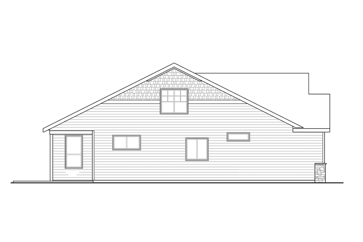 Ranch, Traditional Plan with 2262 Sq. Ft., 3 Bedrooms, 3 Bathrooms, 2 Car Garage Picture 3
