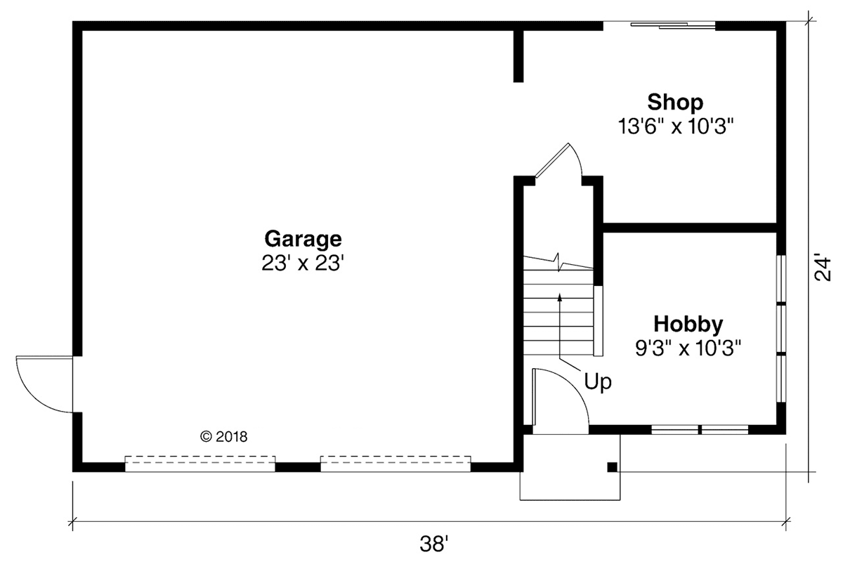 Cottage Country Traditional Level One of Plan 41363