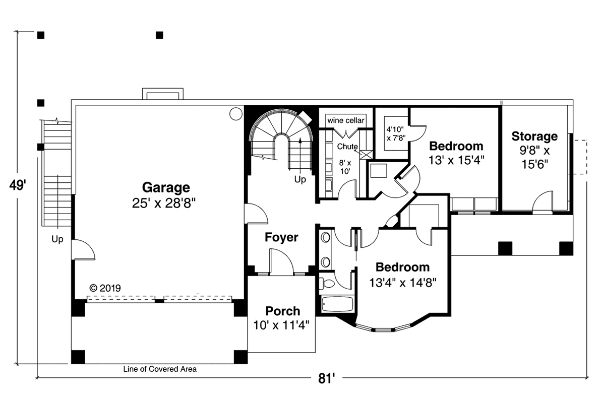 Mediterranean Southwest Level One of Plan 41376