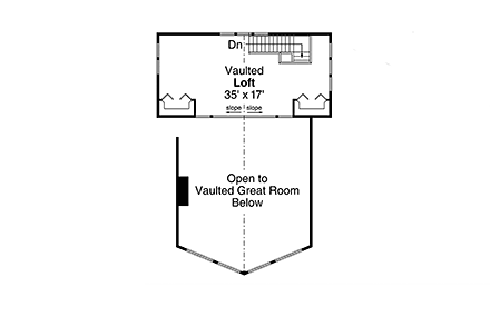 House Plan 41378 Second Level Plan