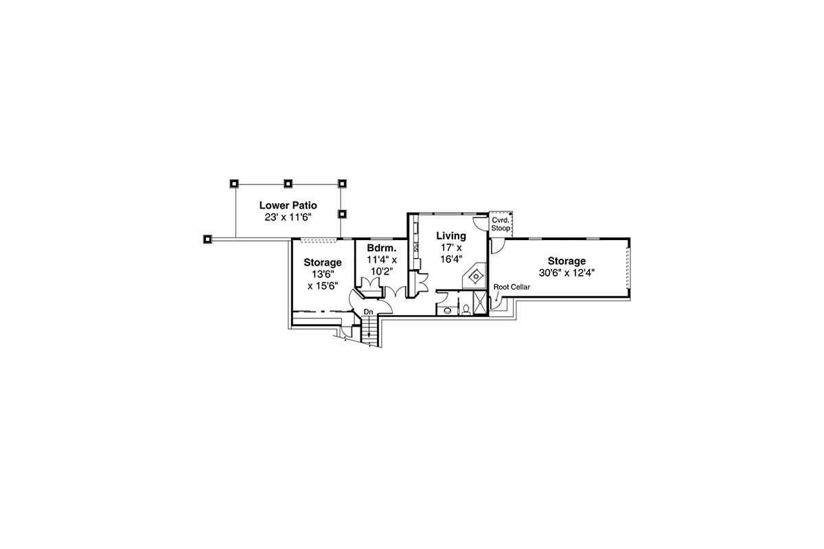 Craftsman European Lower Level of Plan 41380