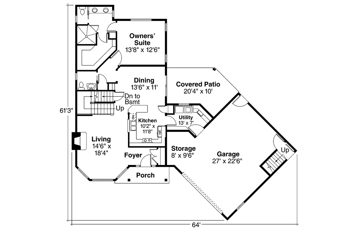 Country Traditional Level One of Plan 41393