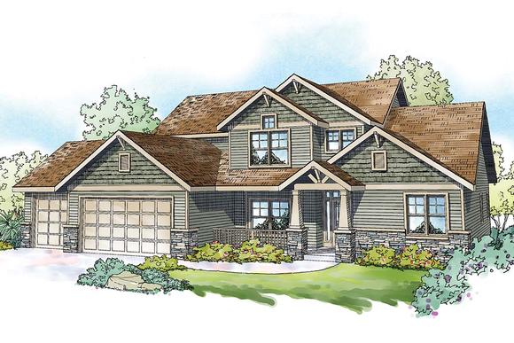 House Plan 41395 Elevation