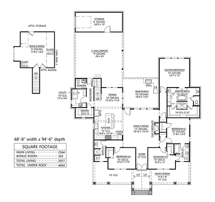 First Level Plan