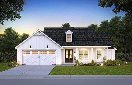 House Plan 41449 Elevation