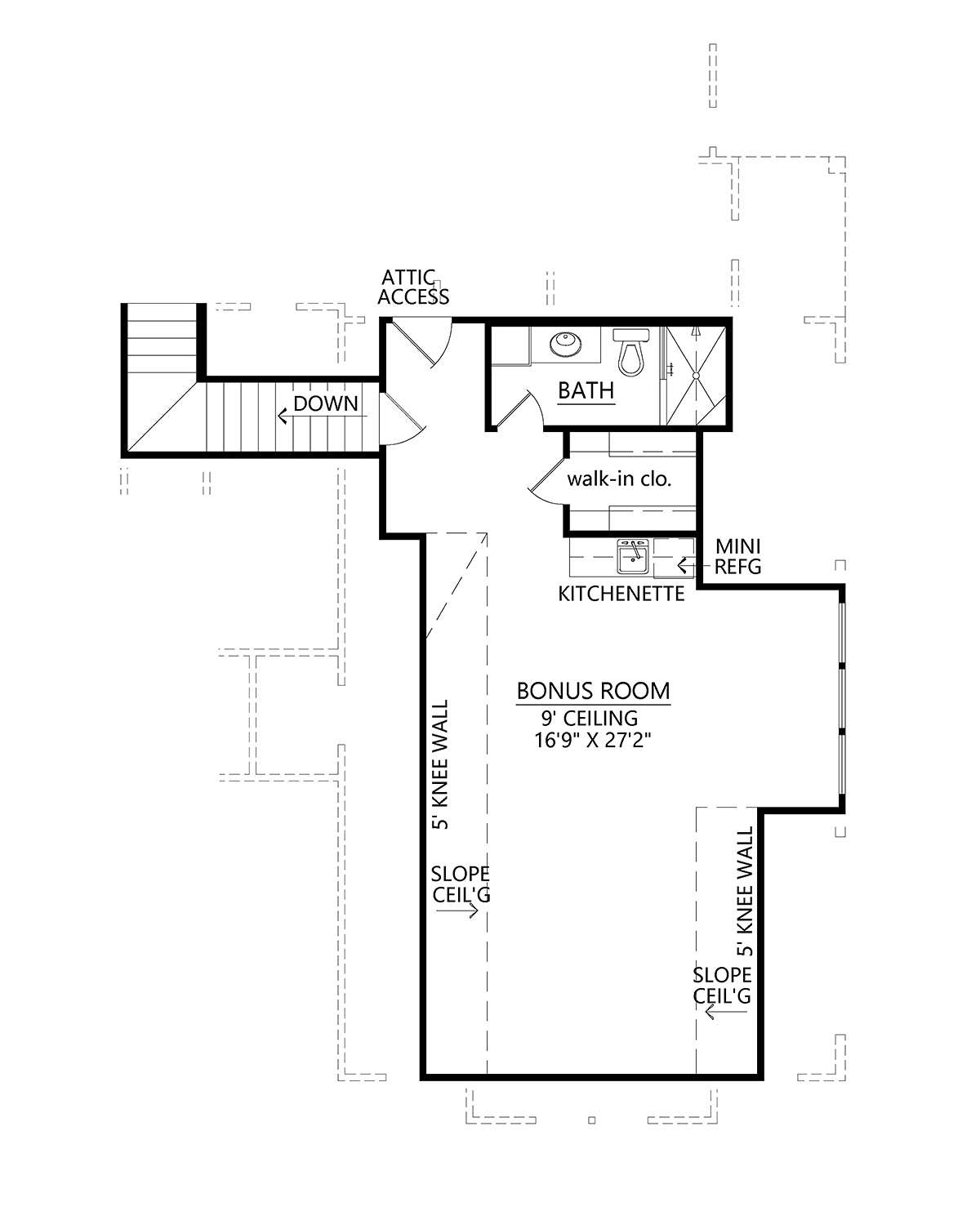 Farmhouse New American Style One-Story Ranch Level Two of Plan 41467