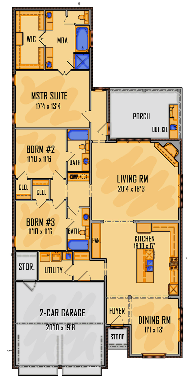 European Southern Level One of Plan 41506