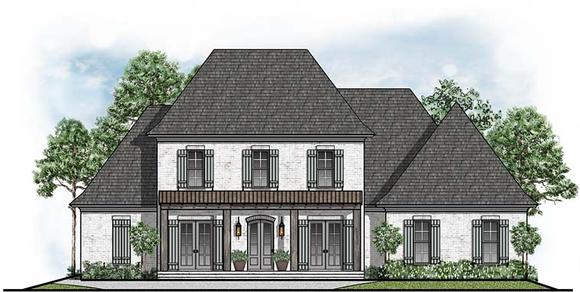 House Plan 41513 Elevation