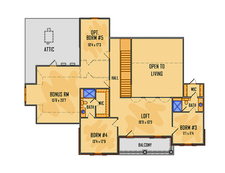 Colonial European Southern Level Two of Plan 41519