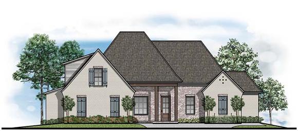 House Plan 41533 Elevation