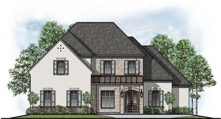 European Southern Traditional Elevation of Plan 41539