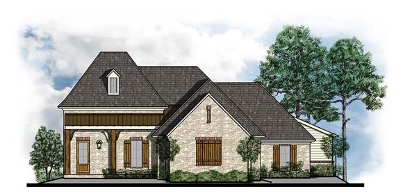 House Plan 41542 Elevation