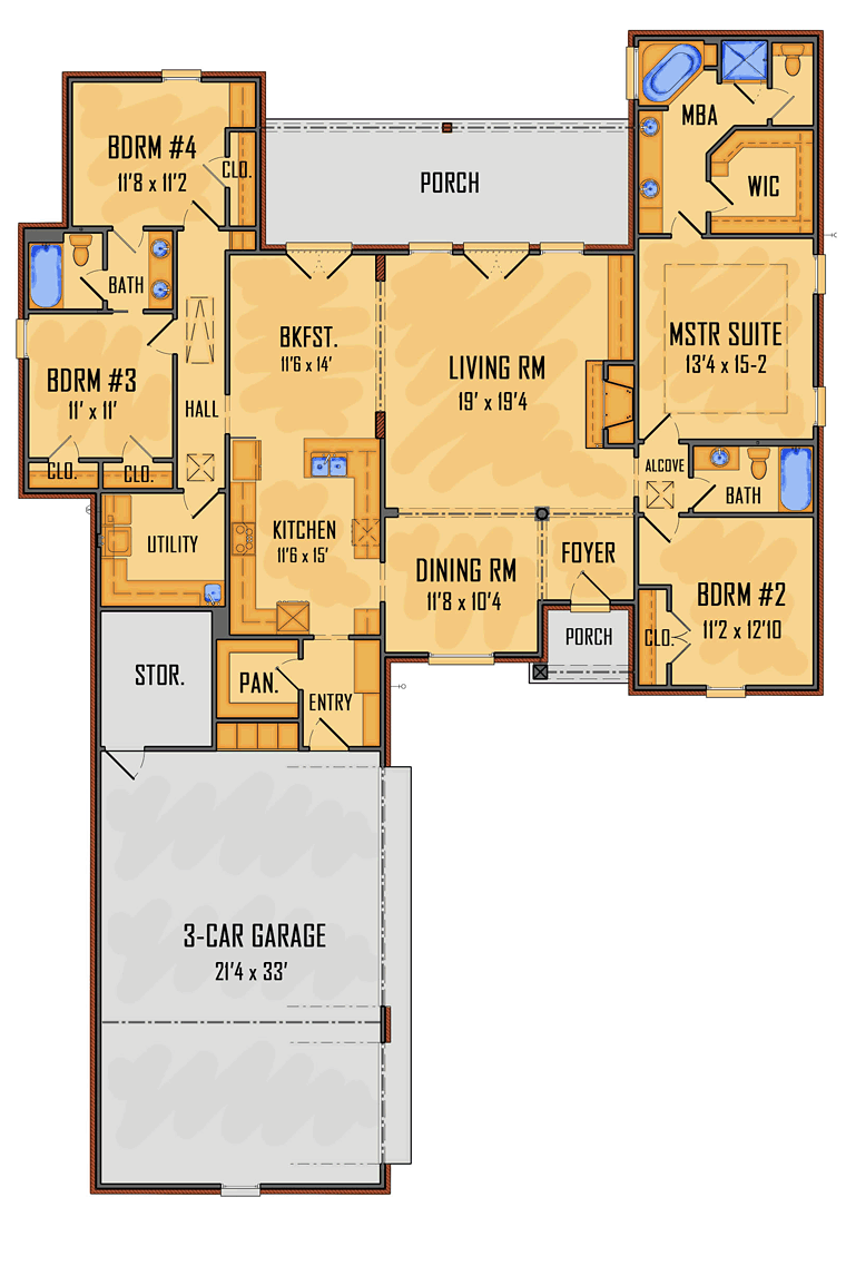 Country European Southern Level One of Plan 41551