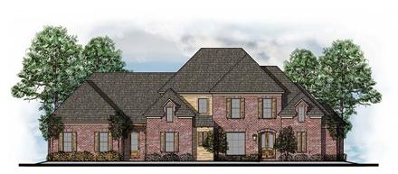 Southern Traditional Elevation of Plan 41556