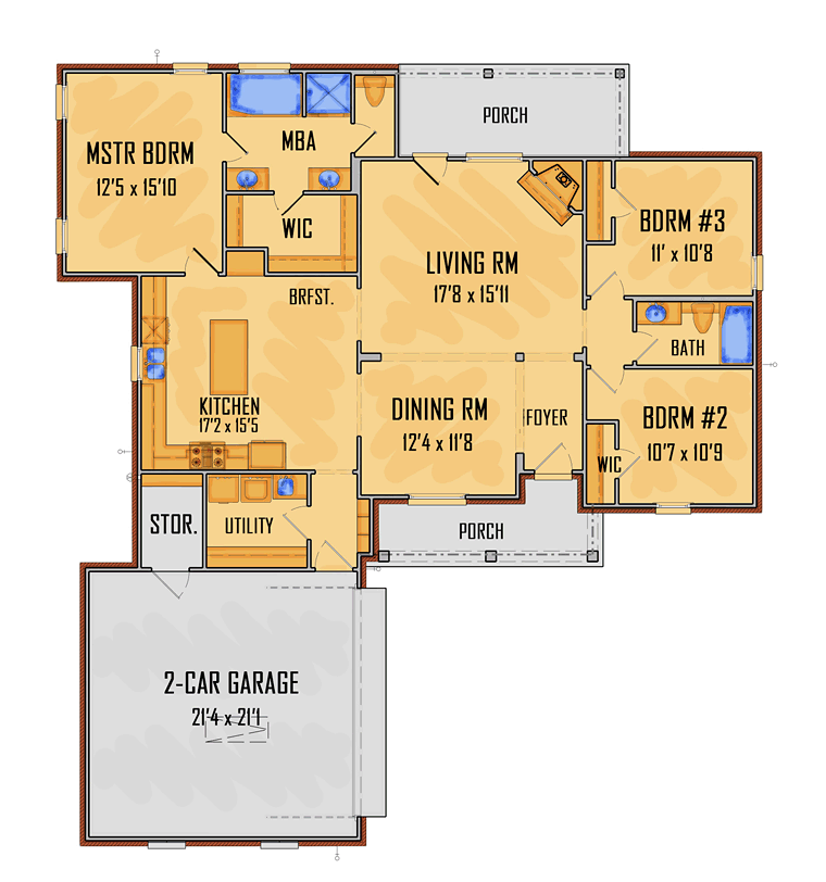 European Southern Traditional Level One of Plan 41567