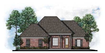 European Southern Traditional Elevation of Plan 41567