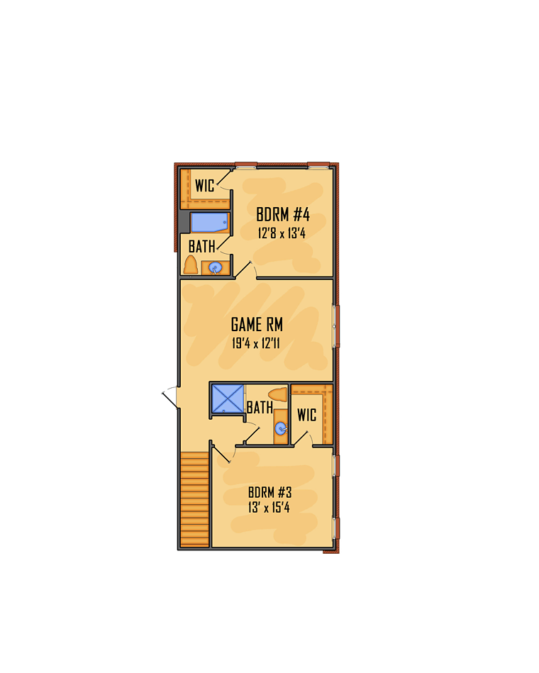 European Southern Traditional Level Two of Plan 41574