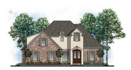 European Southern Traditional Elevation of Plan 41594