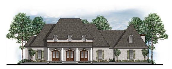 House Plan 41597 Elevation