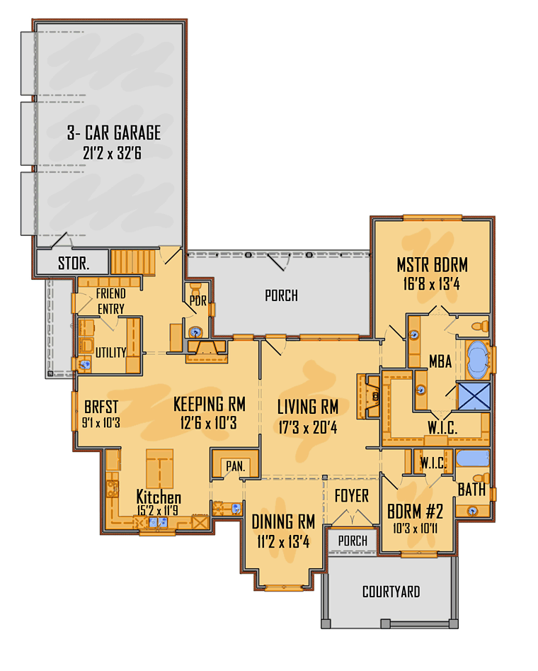 European Southern Level One of Plan 41605