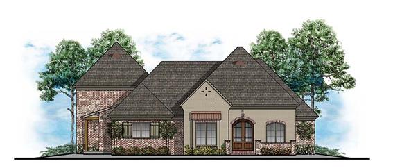 House Plan 41605 Elevation