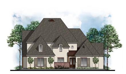 European Southern Traditional Elevation of Plan 41610