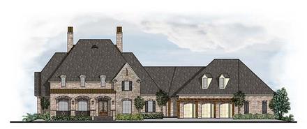 Colonial European French Country Elevation of Plan 41623