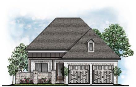 European Southern Elevation of Plan 41638