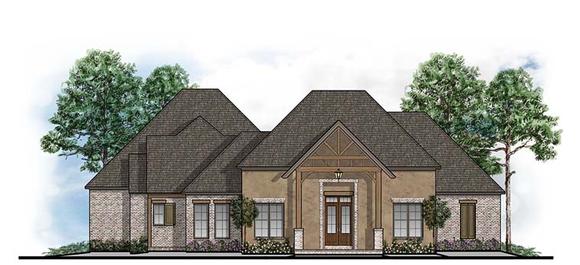 House Plan 41640 Elevation