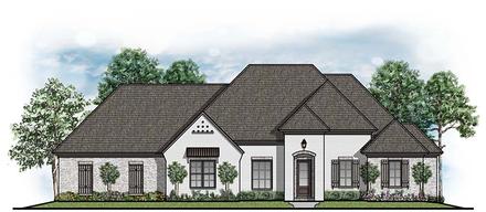 European Elevation of Plan 41643